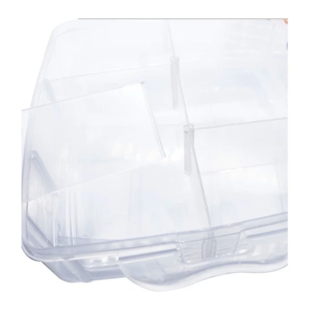 Craft‎ Organizer Box 3 Layer Stackable Storage, Jewelry, Hardware, Craft Supply